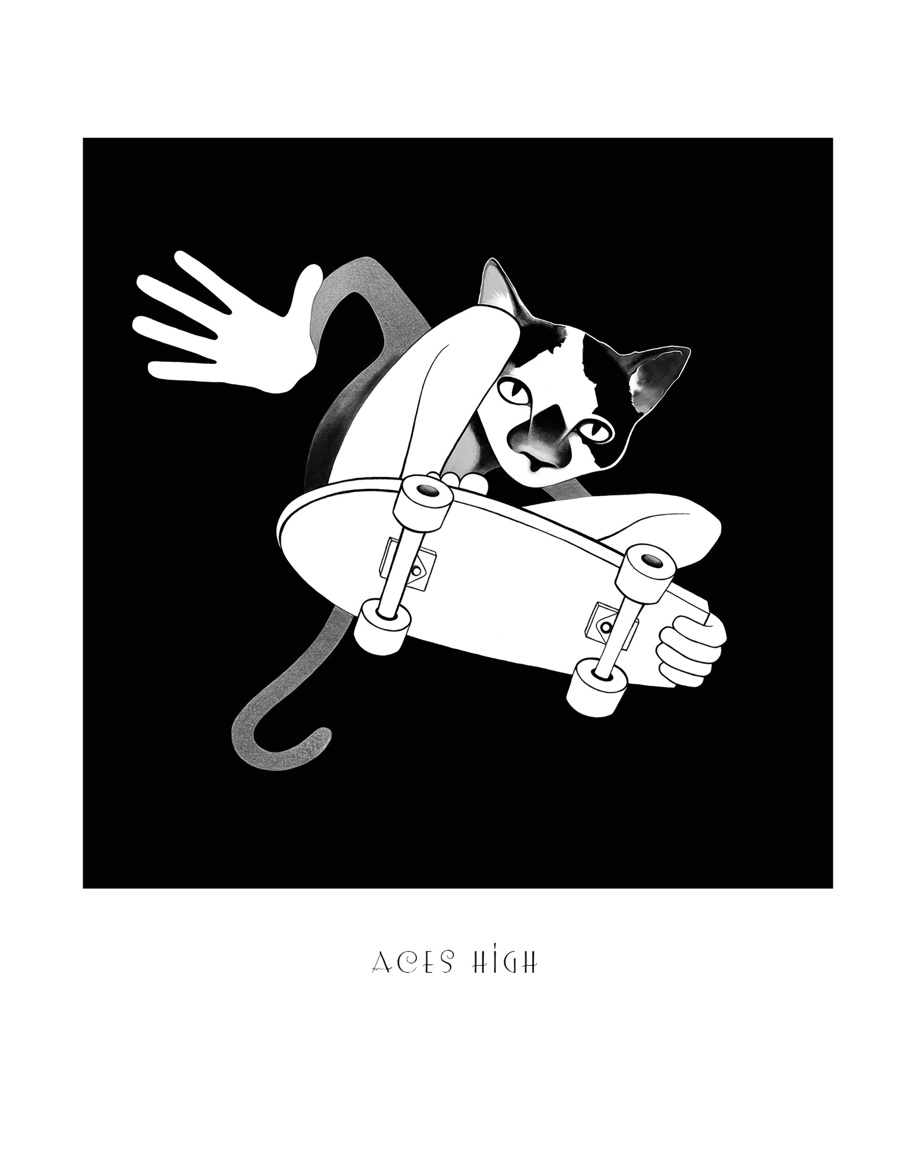 Aces High. 11"x14" Print