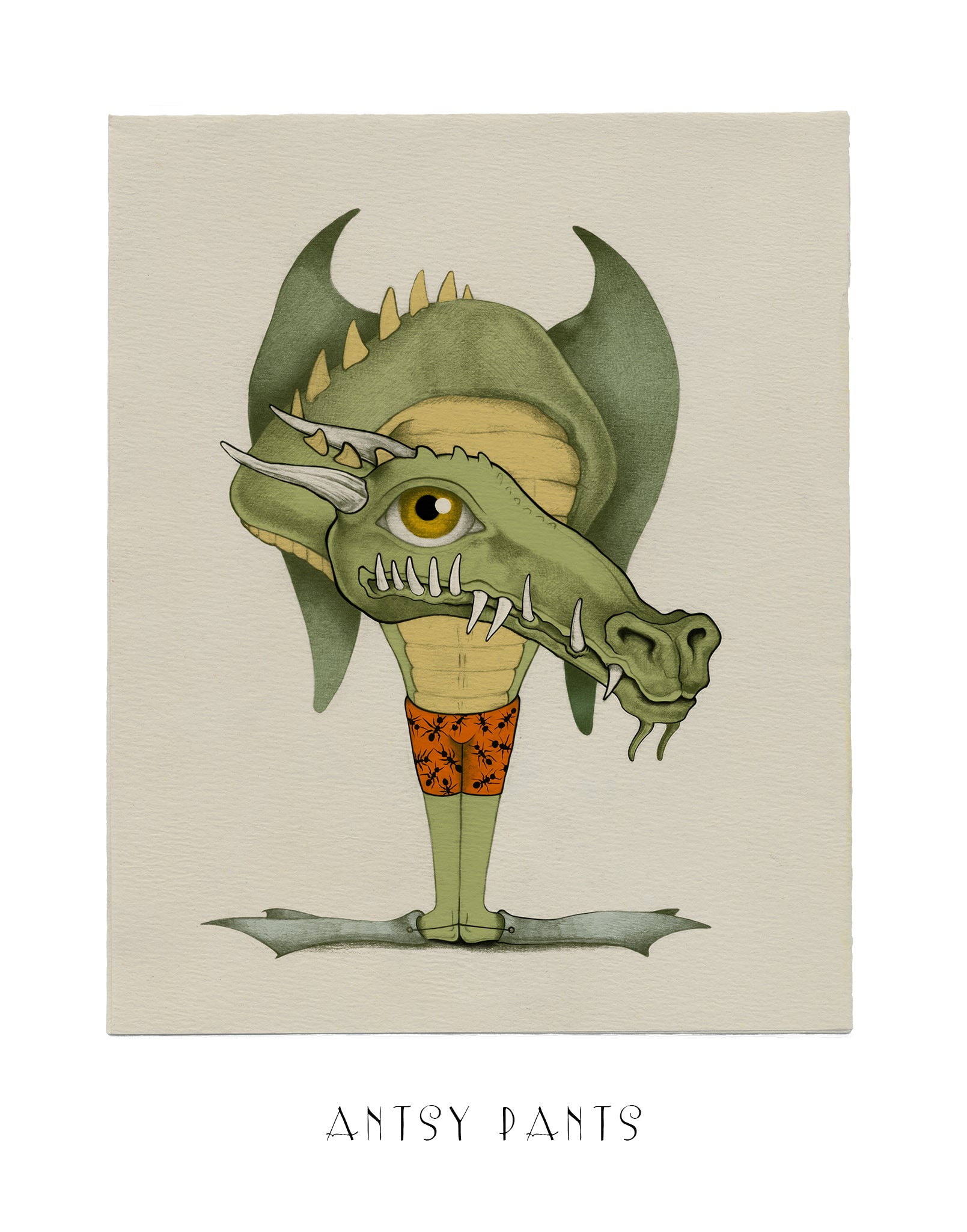 Antsy Pants. 11"x14" Print