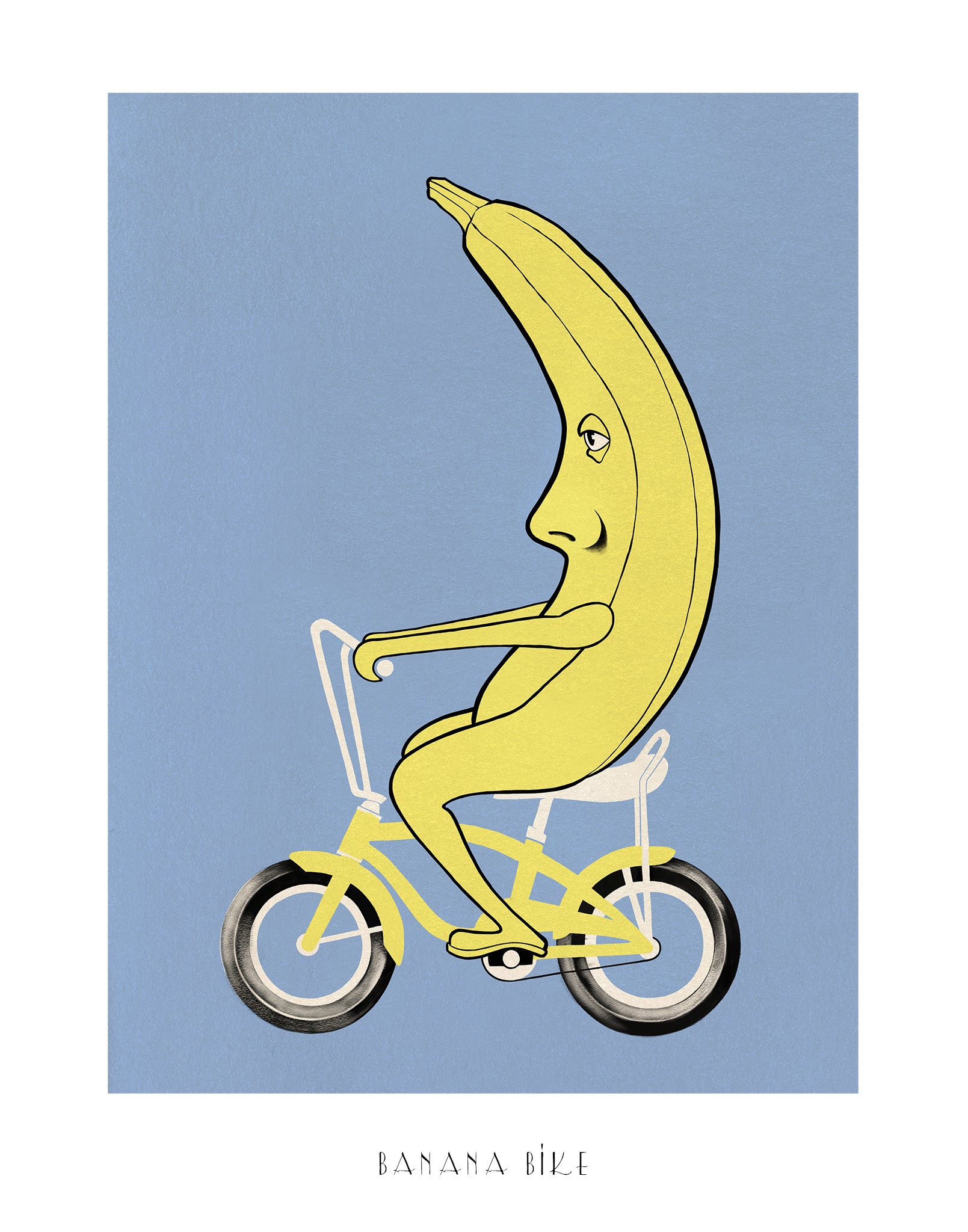 Banana Bike. 11"x14" Print