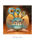 Bob the Alien. 11"x14" Print