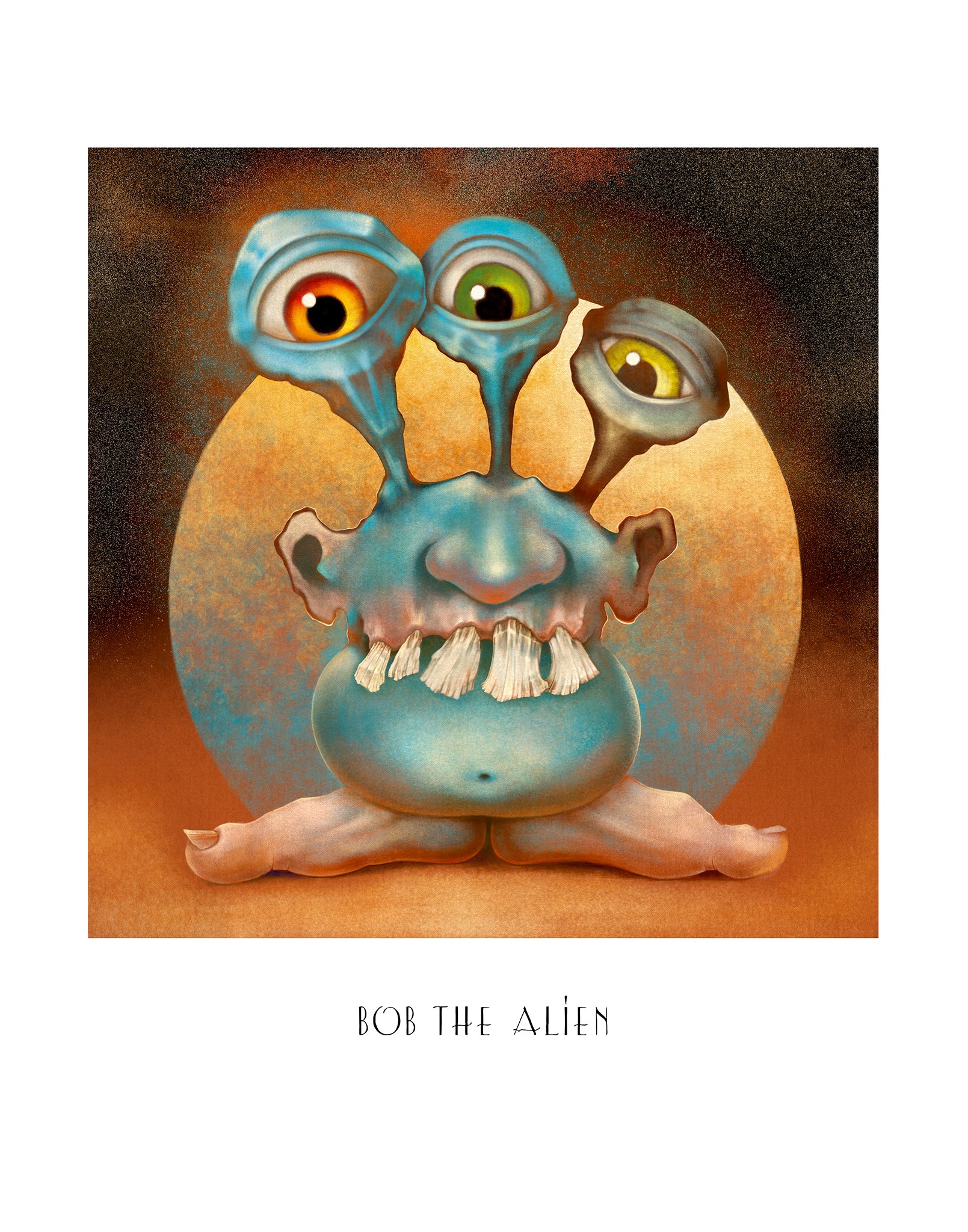 Bob the Alien. 11"x14" Print