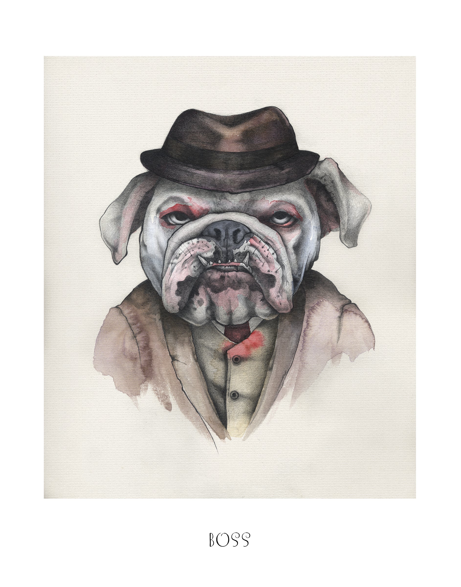 Boss.  11X14 Print