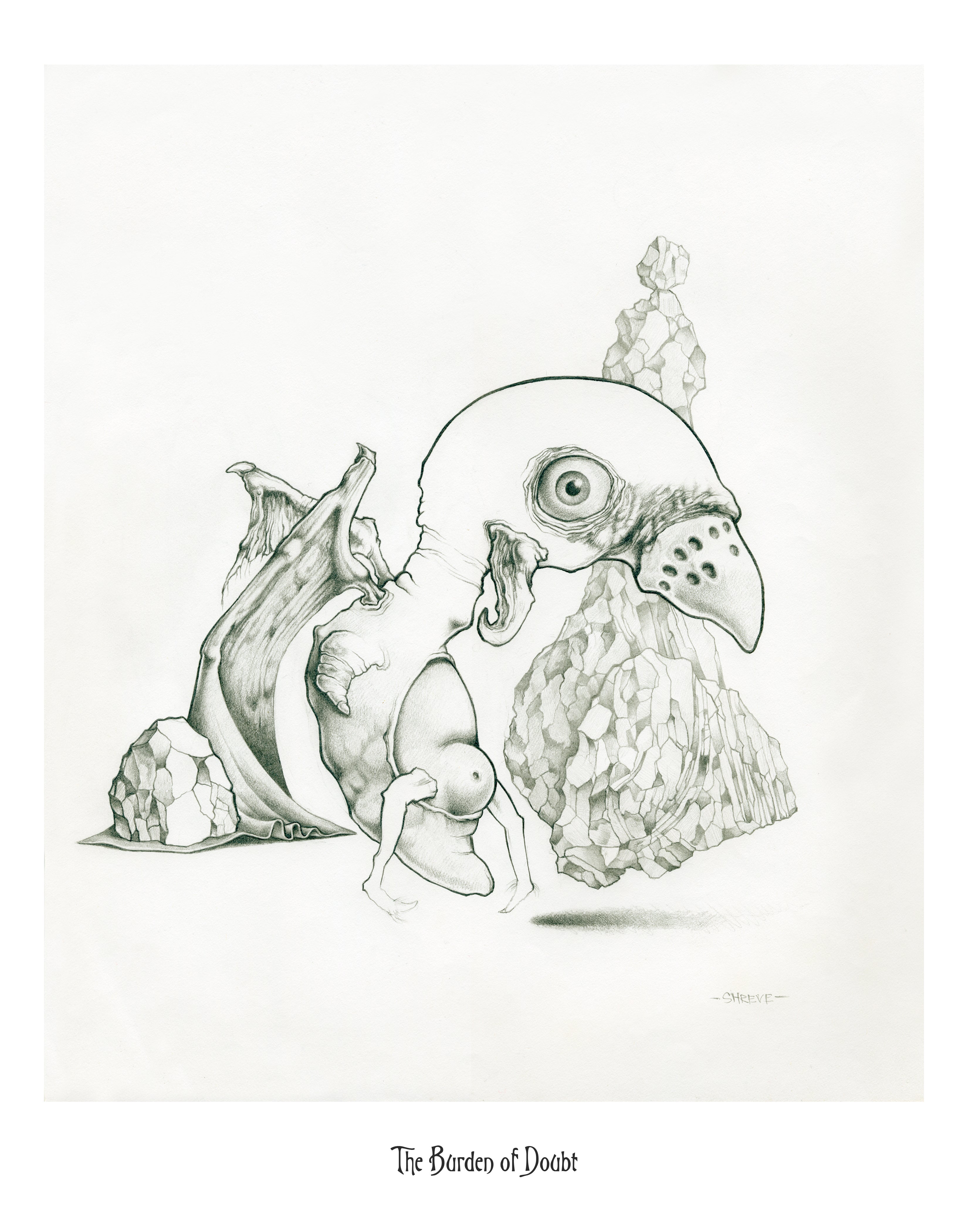 The Burden of Doubt. 11"x14" Print