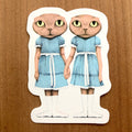 "COMEPLAY WITH US"    3" VINYL STICKER