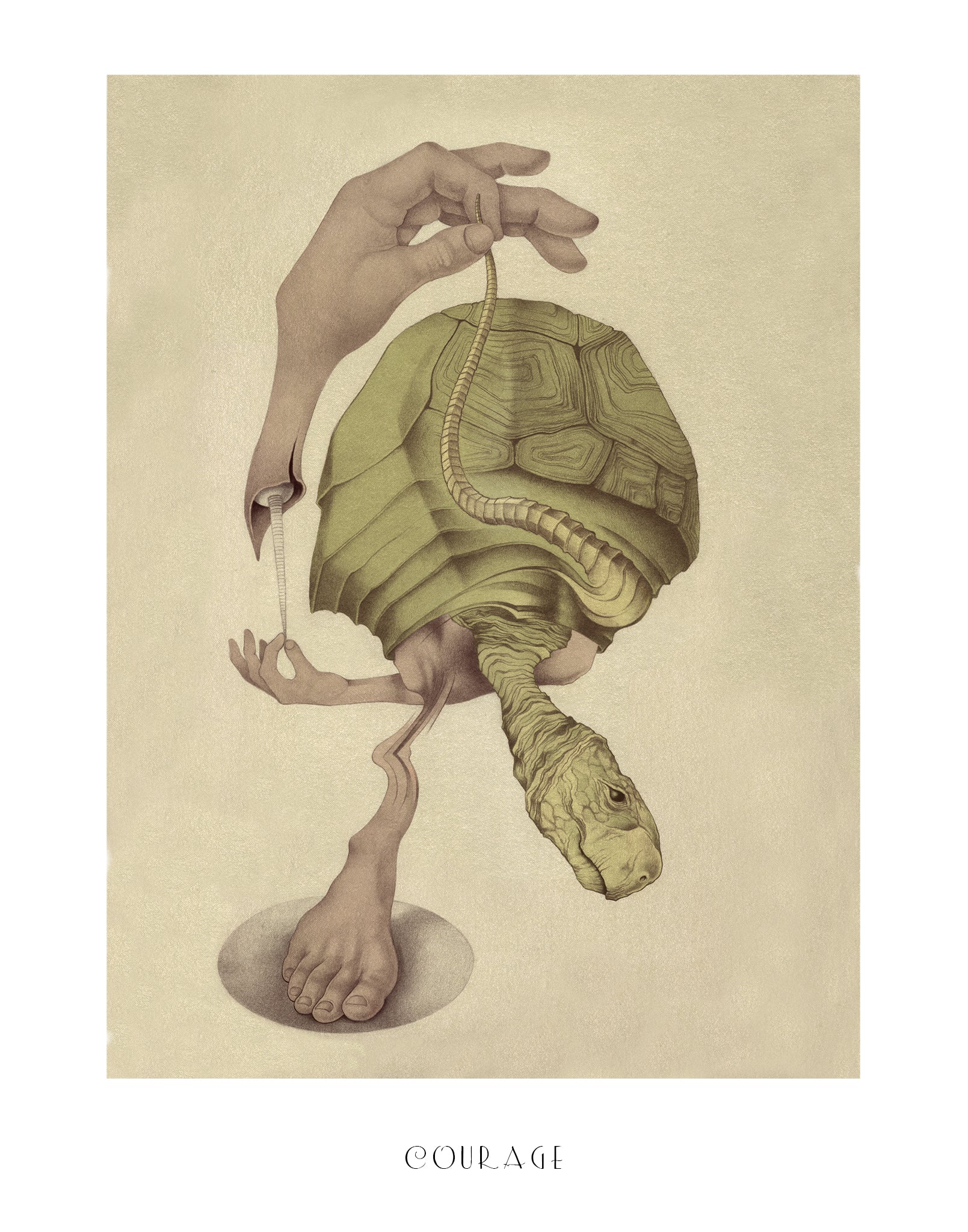 Courage. 11"x14" Print
