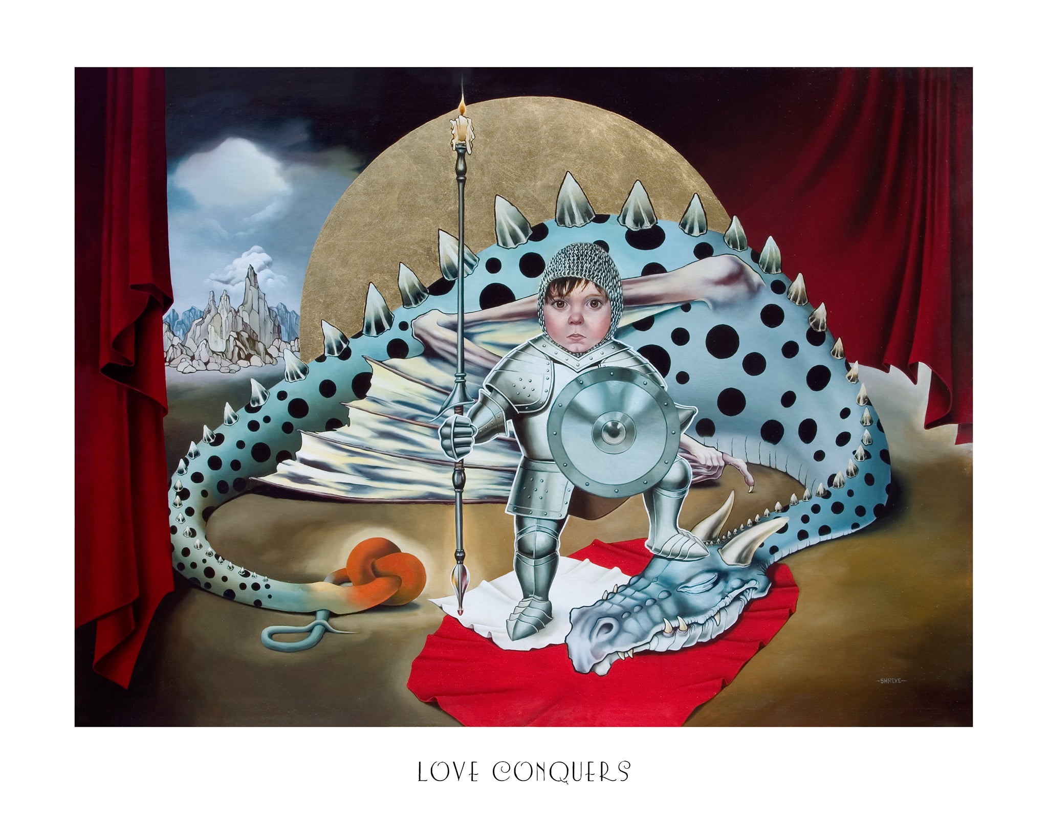 Love Conquers. 11"x14" Print