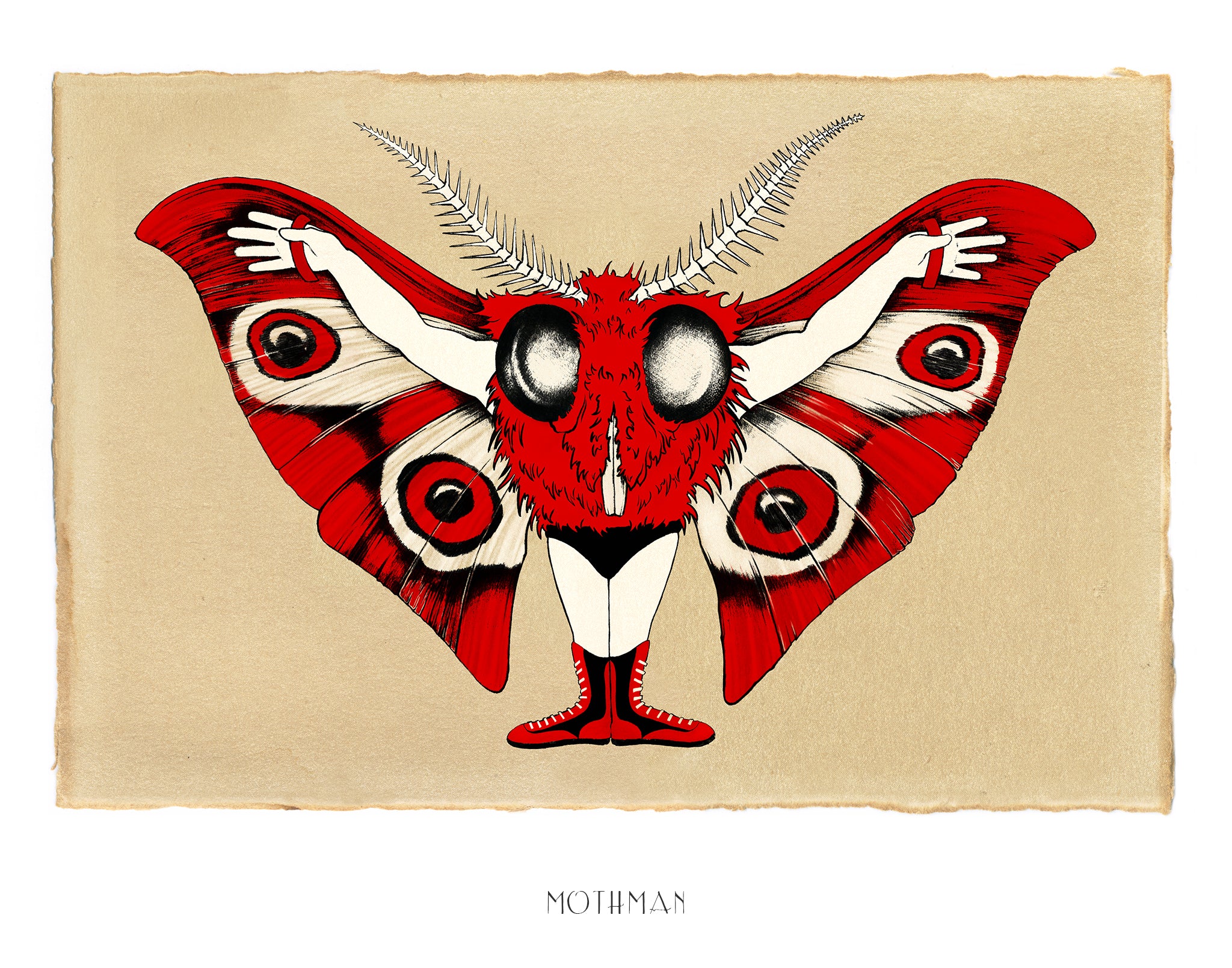 Mothman. 11"x14" Print